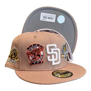 New Era San Diego Padres 59FIFTY Fitted Hat Cap All Over Patch Pride